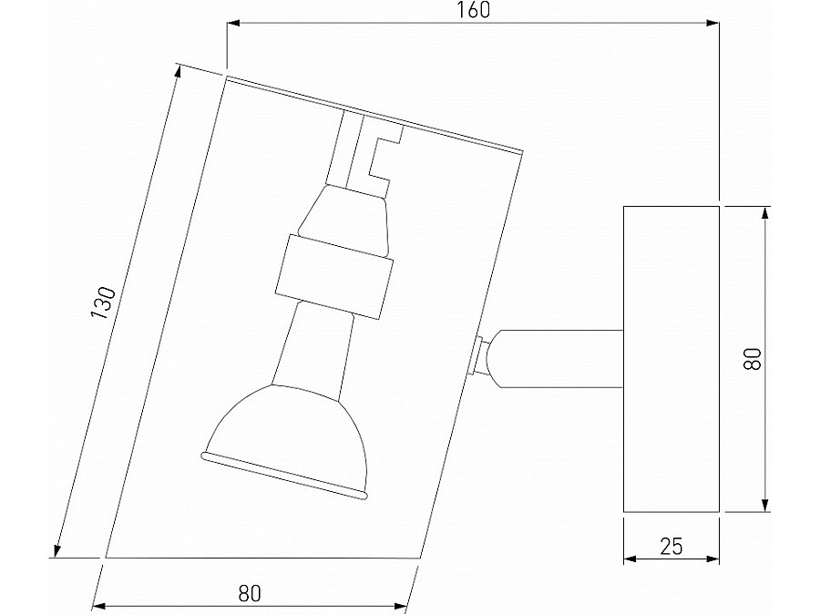 Бра Eurosvet Splay 70147/1 белый