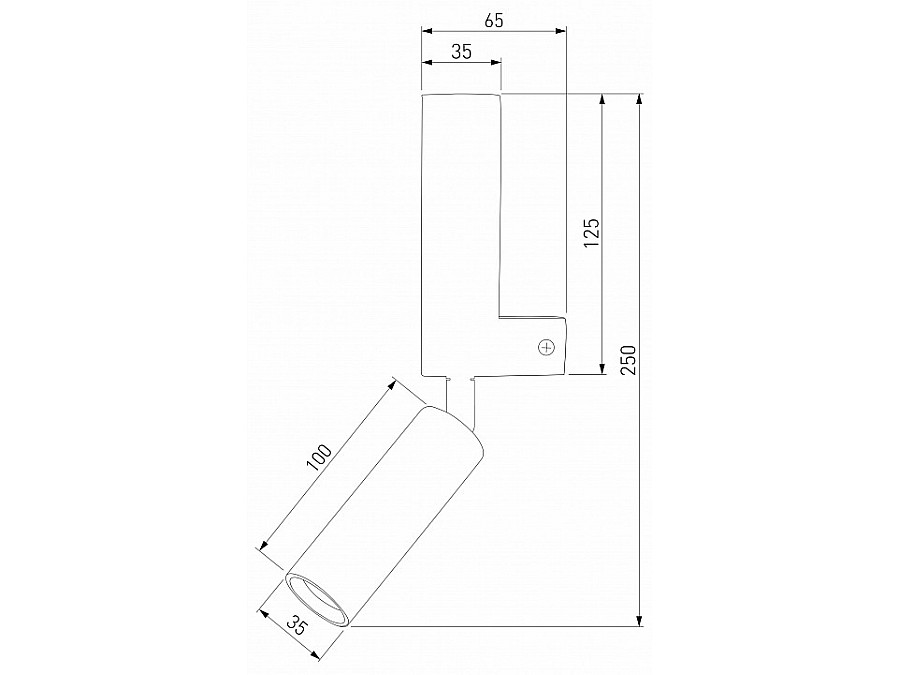 Бра с подсветкой Eurosvet Pitch 40020/1 LED хром