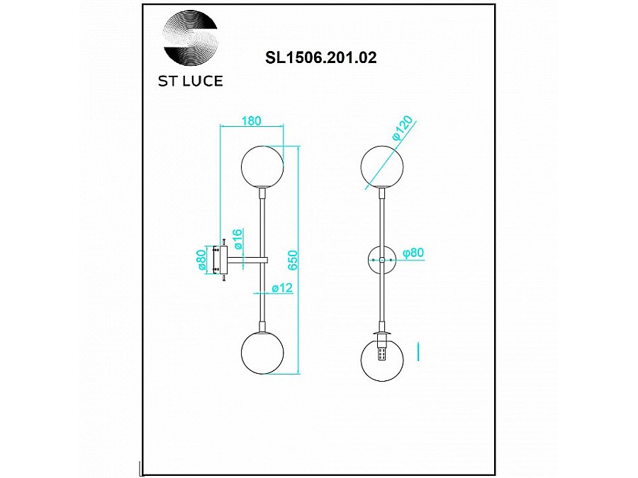 Бра ST-Luce Chieti SL1506.201.02
