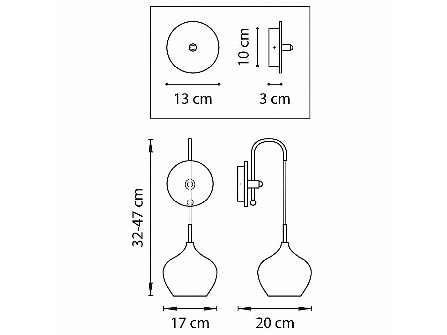 Бра Lightstar Pentola 803547