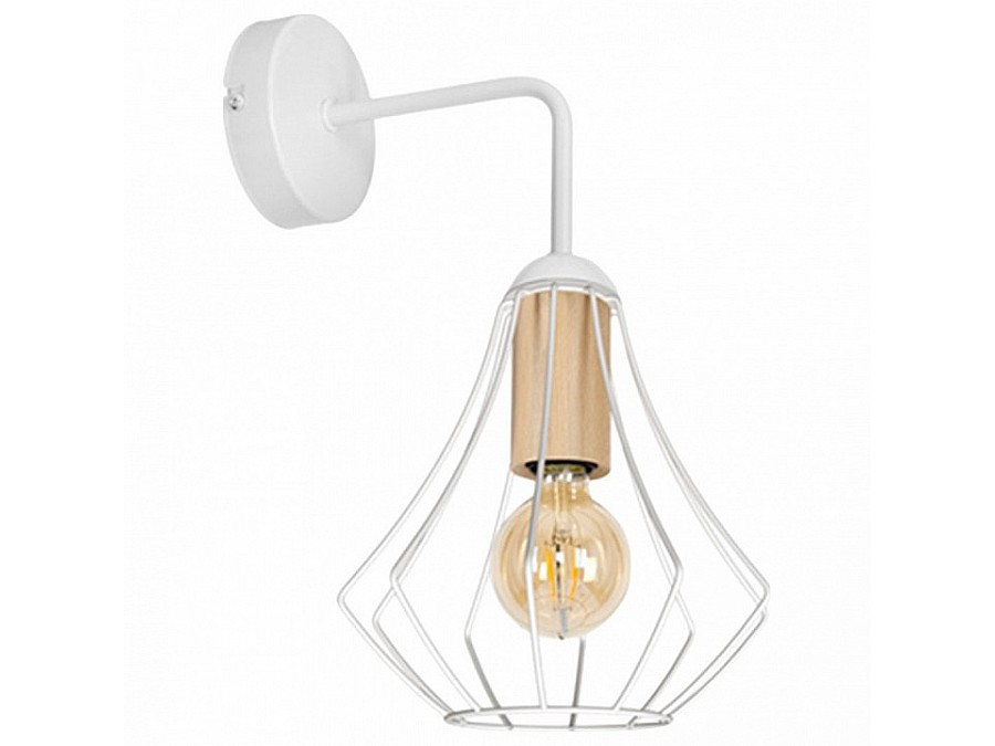 Бра Imex MD.9053 MD.9053-1-W-WH+WOOD