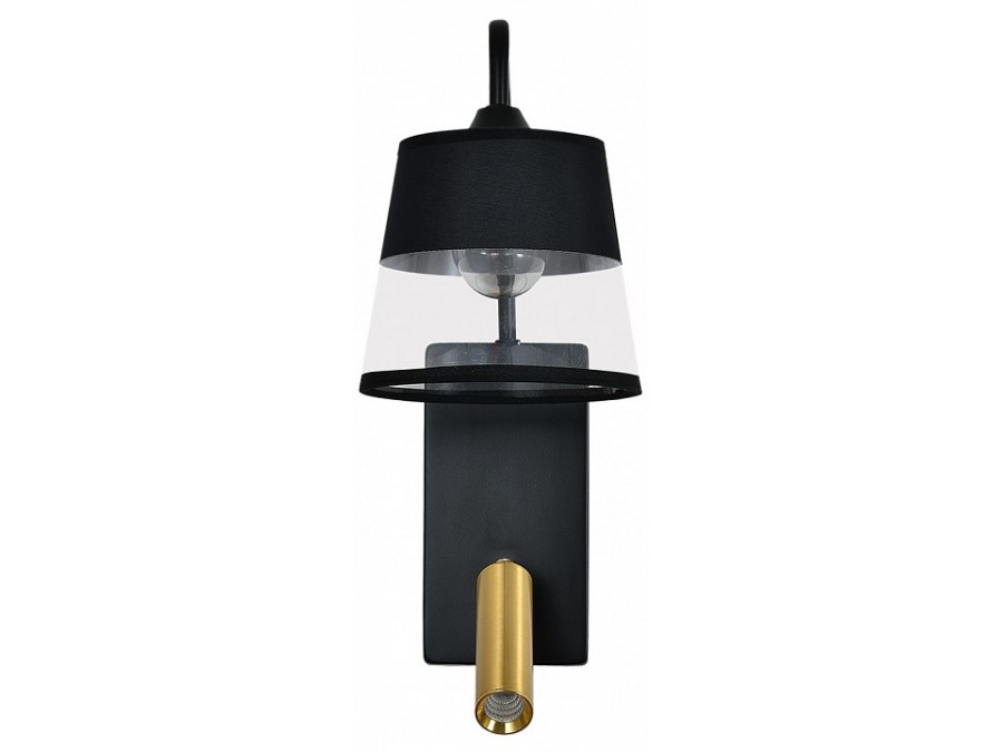 Бра с подсветкой Escada 598 598/1A Black/Brass