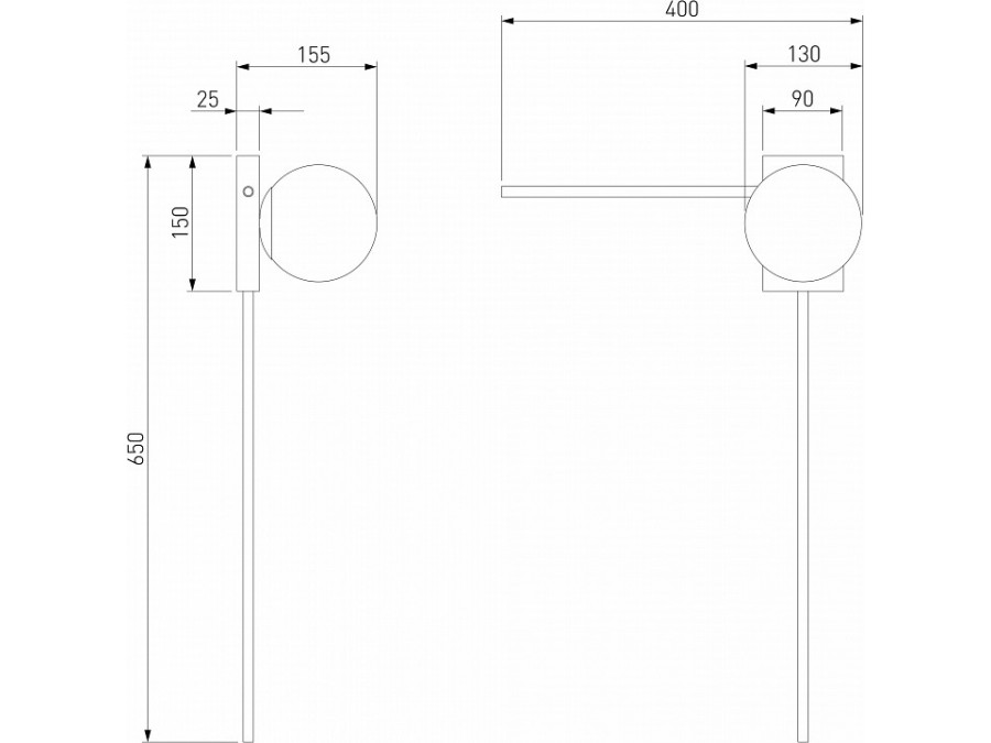 Бра Eurosvet Fredo 40034/1 белый