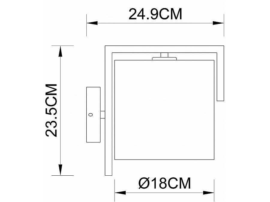 Бра Arte Lamp Aperol A5031AP-1PB