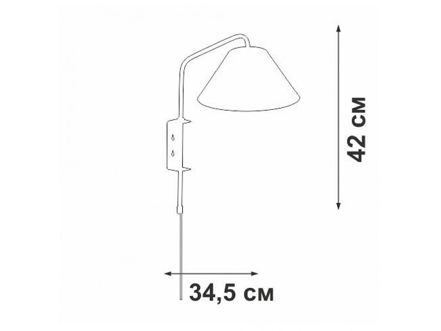 Бра Vitaluce V1876 V1876-1/1A