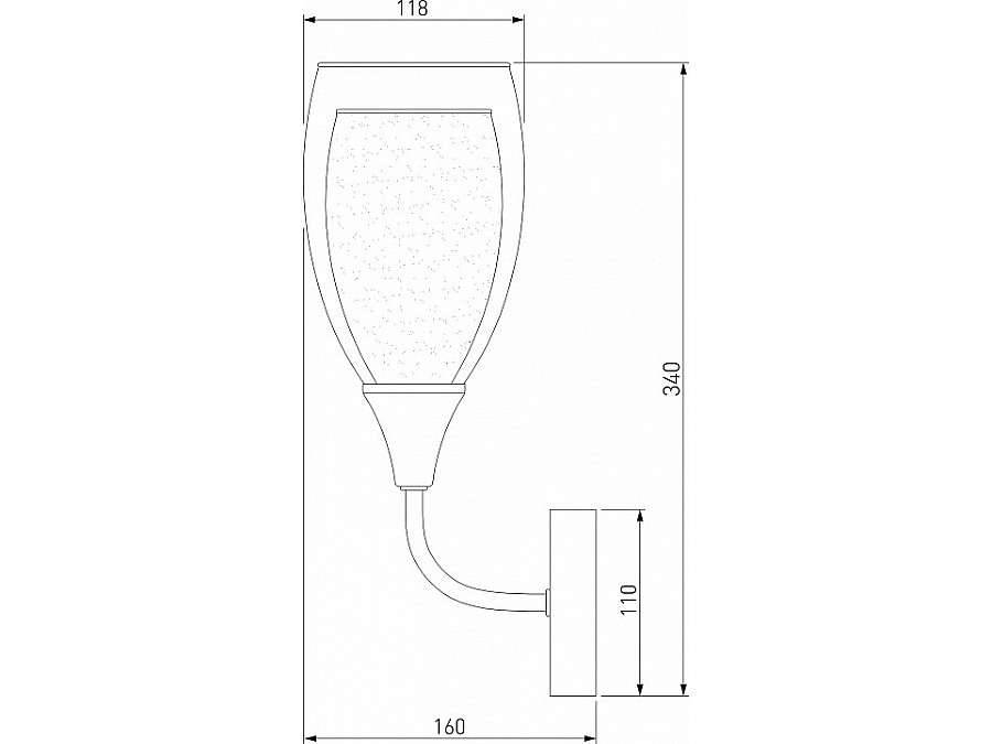 Бра Eurosvet Cosmic 50285/1 золото