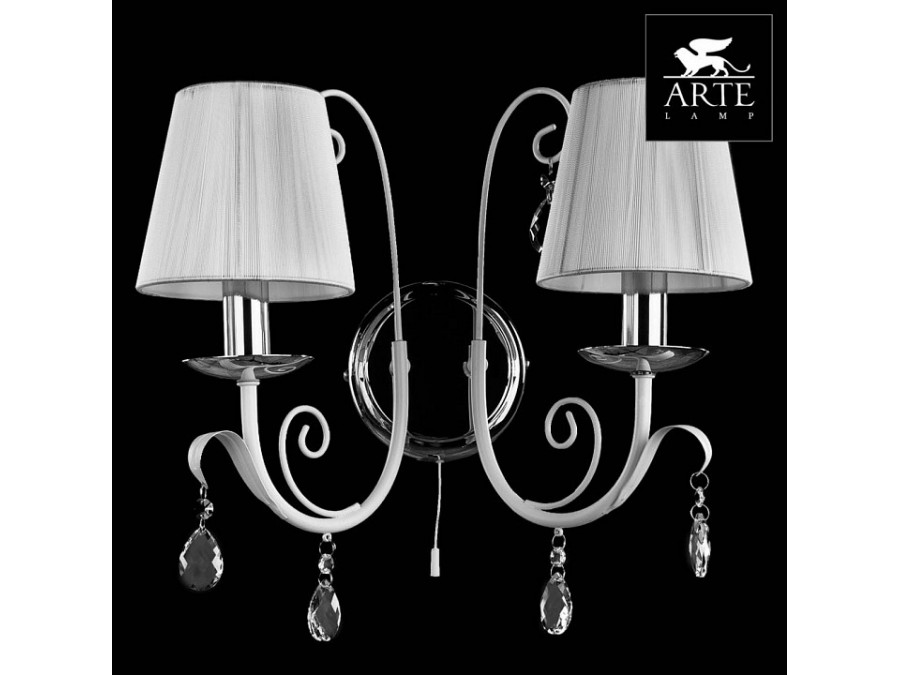Бра Arte Lamp Romana Snow A1743AP-2WH