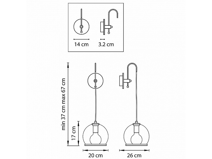 Бра Lightstar Sferico 729611