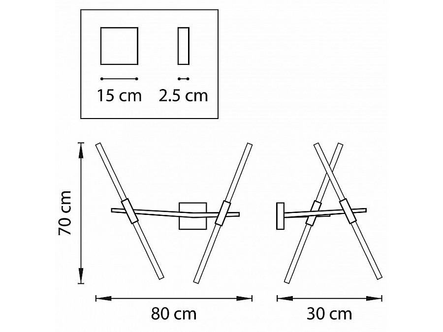 Бра Lightstar Struttura 742627