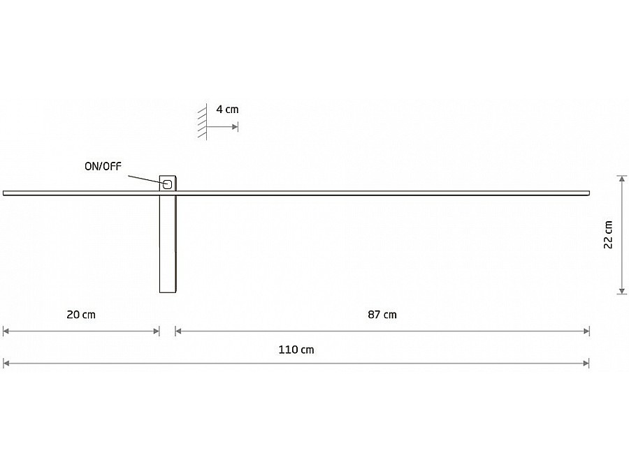 Бра Nowodvorski Impulse Led L 8117