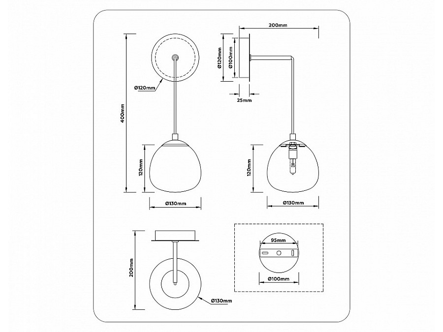 Бра Ambrella Light LH LH51005