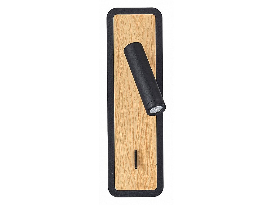 Бра Arte Lamp Wood A1990AP-3BK