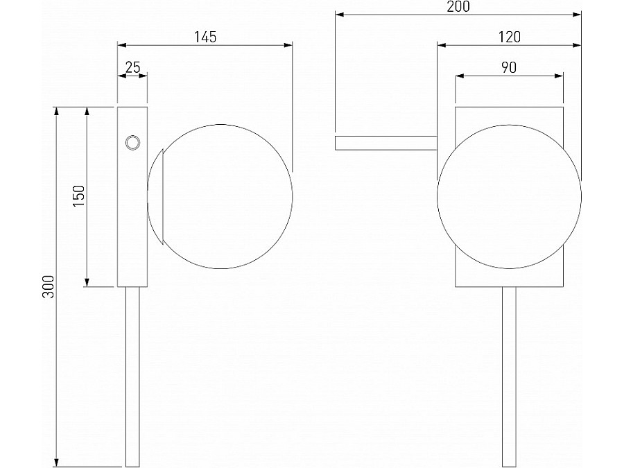 Бра Eurosvet Fredo 40036/1 черный жемчуг