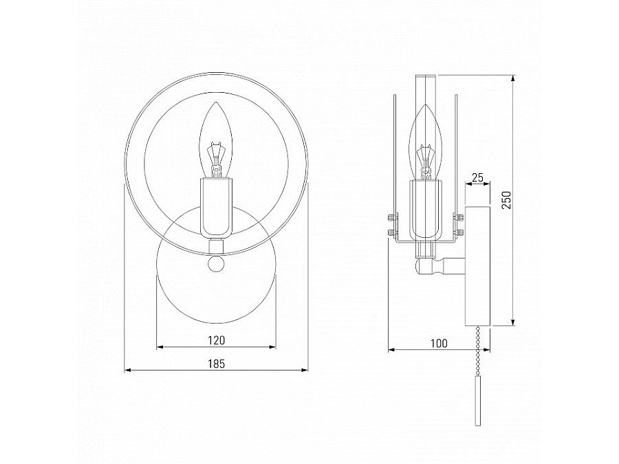 Бра Eurosvet Gallo 70121/1 белый