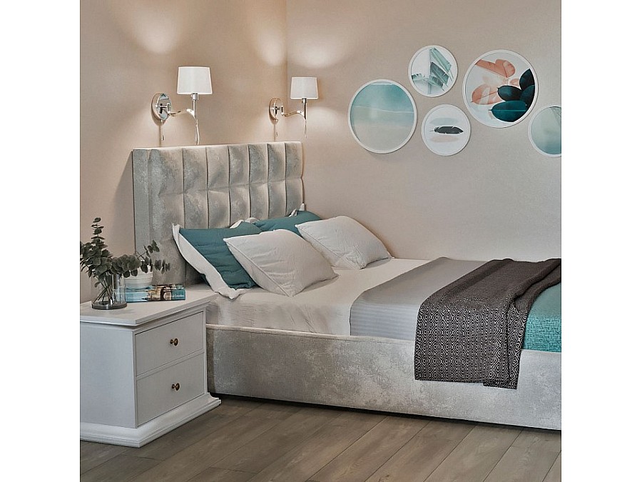 Бра Eurosvet Madera 10127/1 хром/прозрачный хрусталь Strotskis (10093/1)