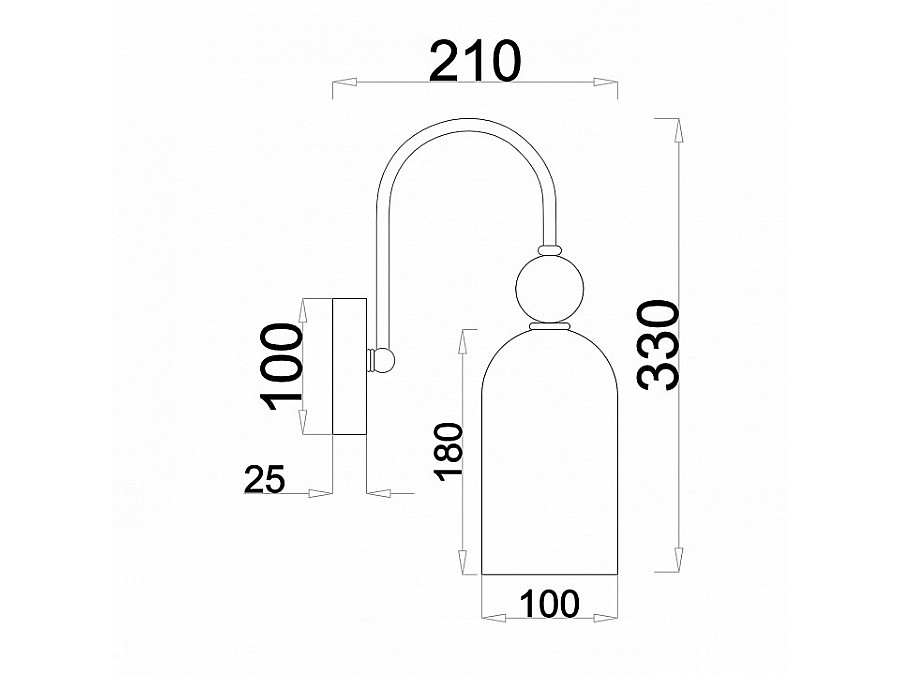 Бра Escada Ode 686/1A Chrome