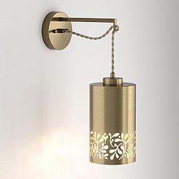 Бра Eurosvet Tracery 50071/1В античная бронза