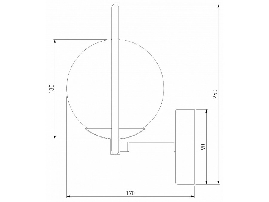 Бра Eurosvet Ringo 50289 золото