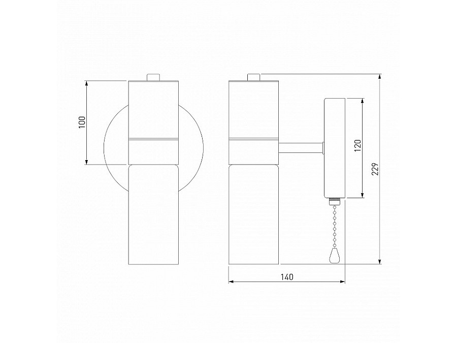Бра Eurosvet Tesoro 70125/1 черный