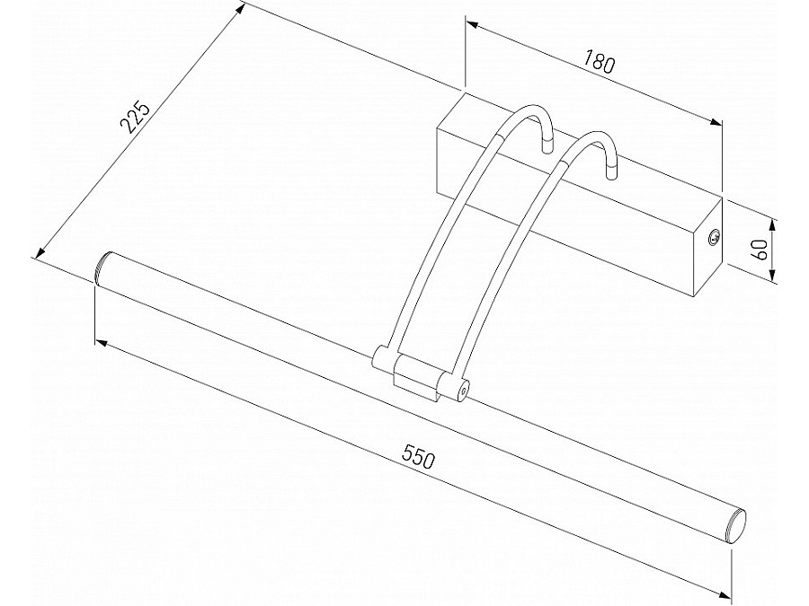 Подсветка для зеркала Elektrostandard Simple a063695