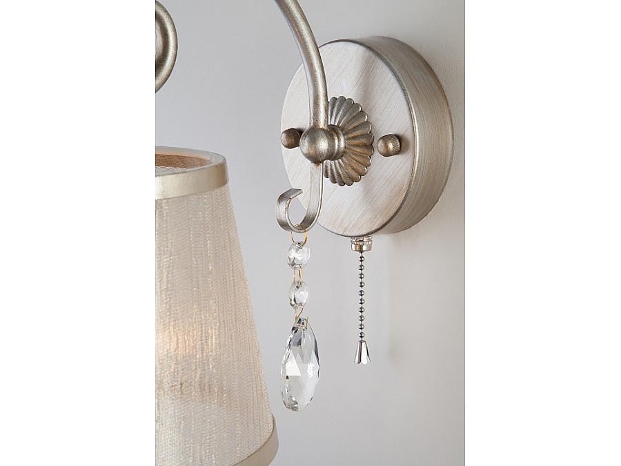 Бра Eurosvet Liona 60065/1 серебро