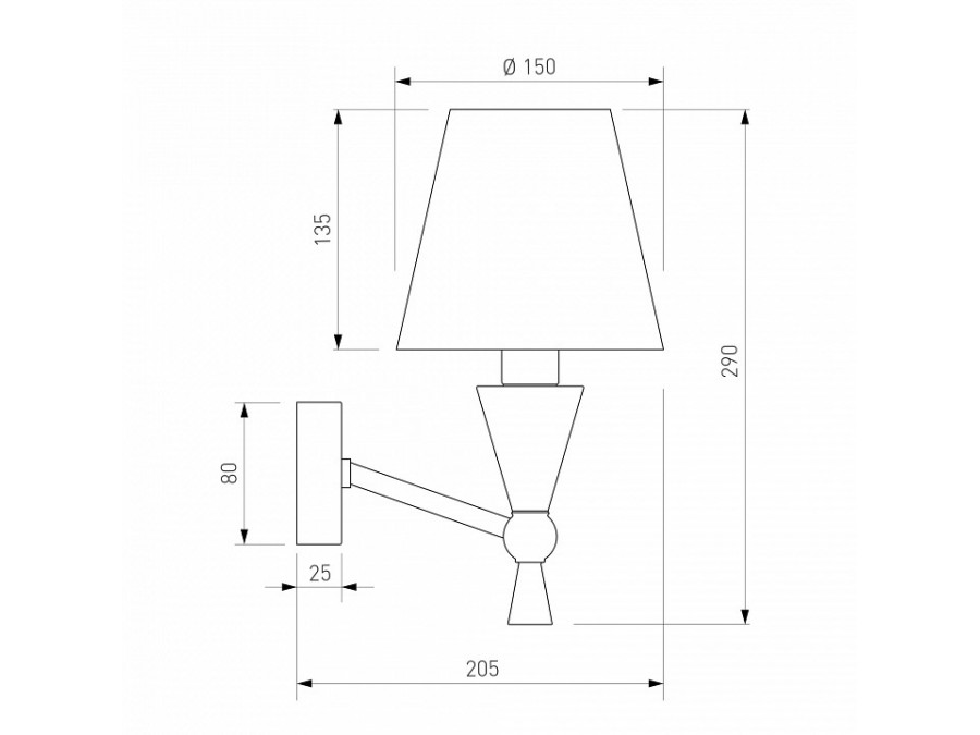 Бра Eurosvet Teja 103014