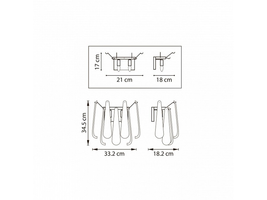 Бра Lightstar Retro II 799622