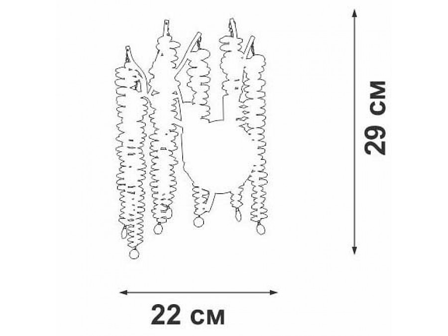 Бра Vitaluce V28551 V28551-8/2A