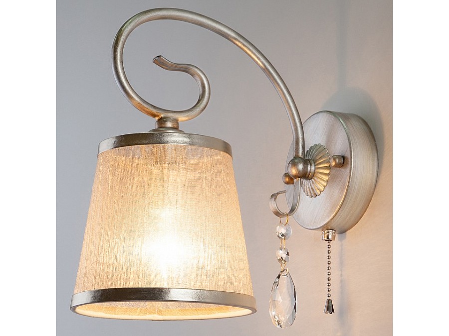 Бра Eurosvet Liona 60065/1 серебро