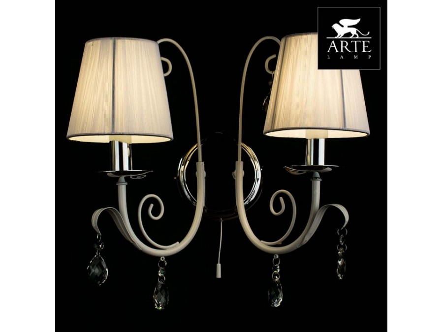 Бра Arte Lamp Romana Snow A1743AP-2WH