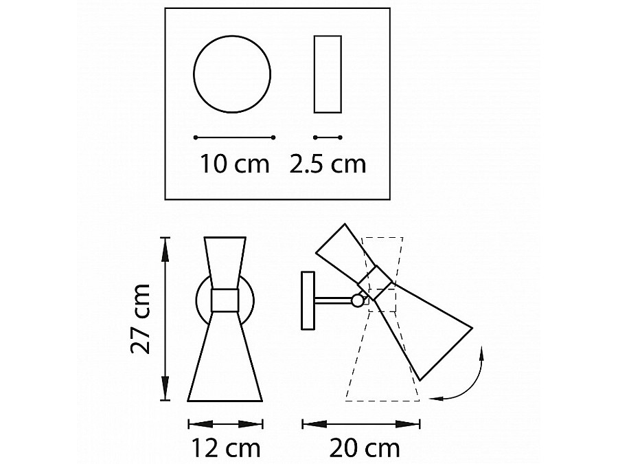 Бра Lightstar Dumo 816611