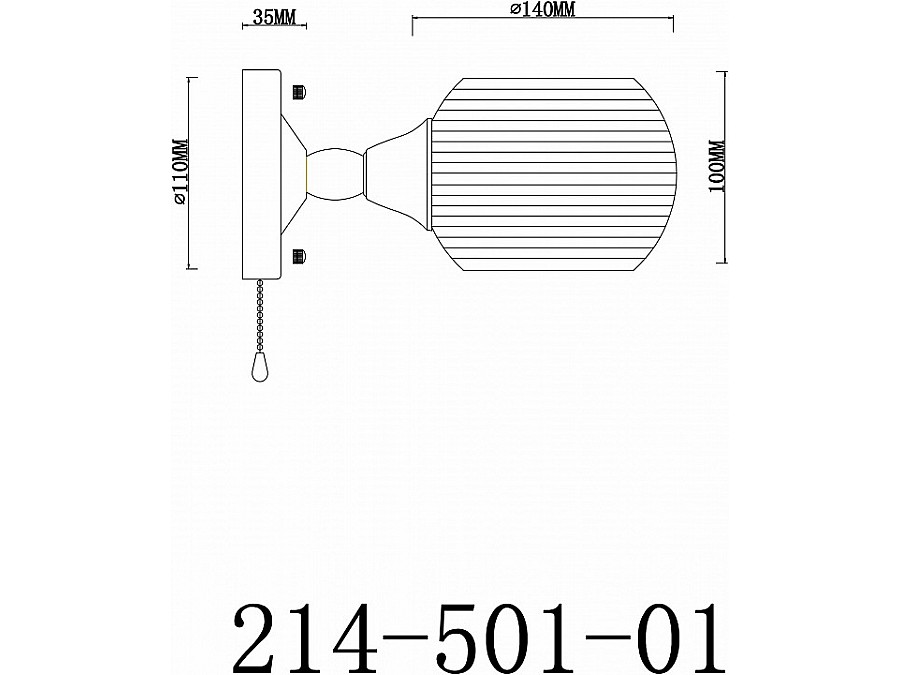 Бра Velante  214-501-01