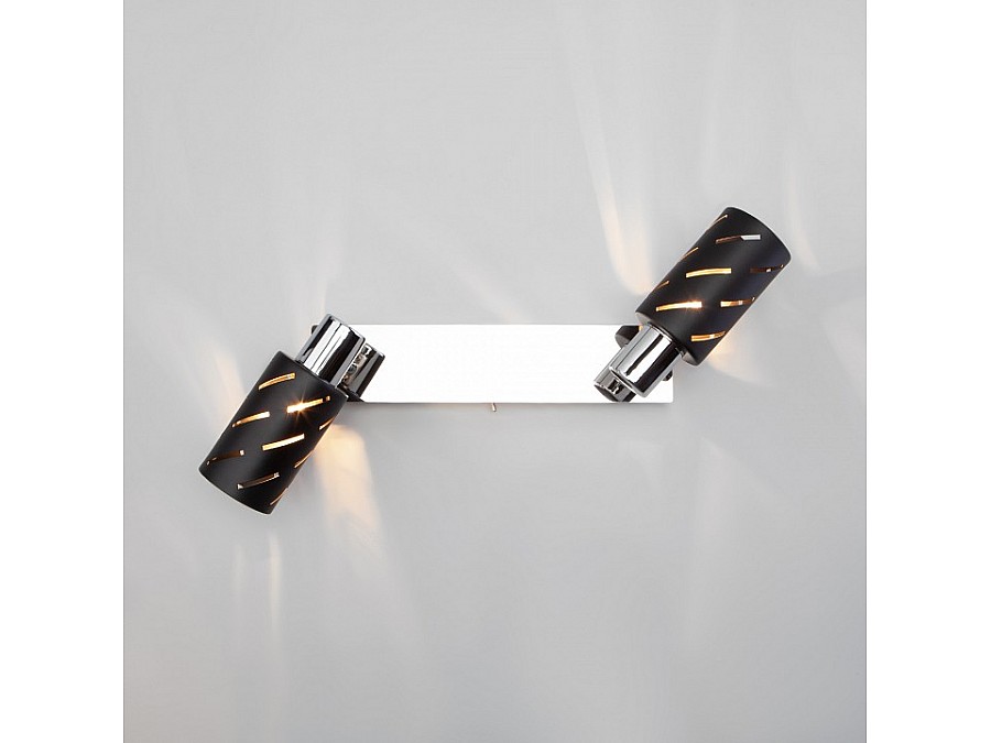 Бра Eurosvet Fente 20090/2 черный/хром