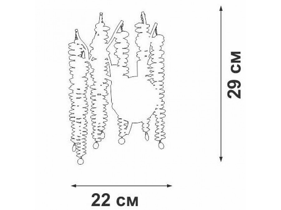 Бра Vitaluce V28551 V28551-1/2A
