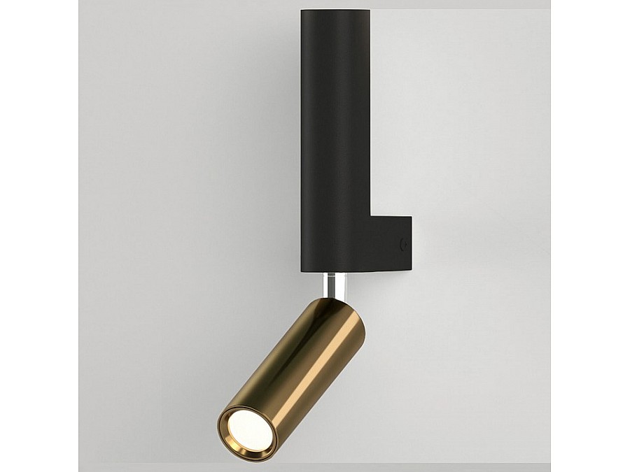 Бра с подсветкой Eurosvet Pitch 40020/1 LED черный/латунь