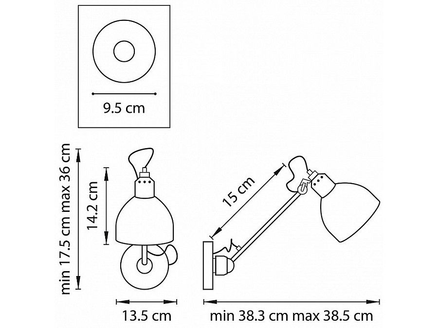 Бра Lightstar Loft 865606