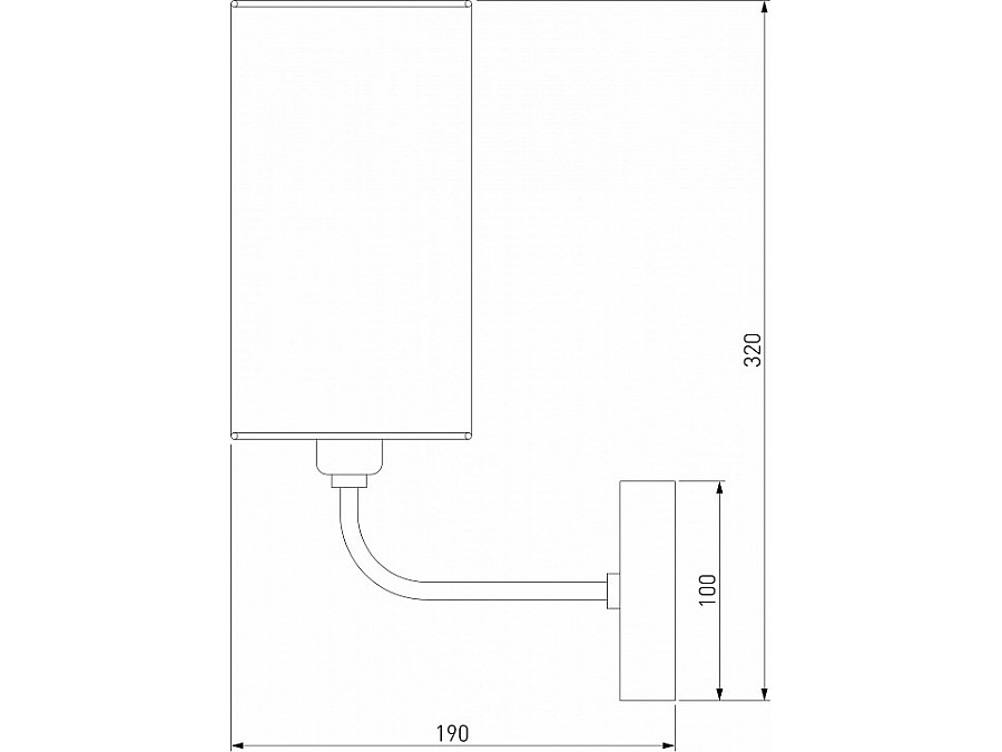 Бра Eurosvet Purezza 60128/1 хром