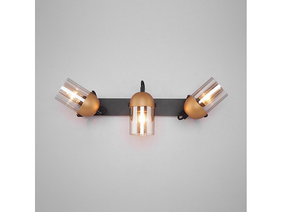 Бра Eurosvet Mars 20122/3 черный/золото