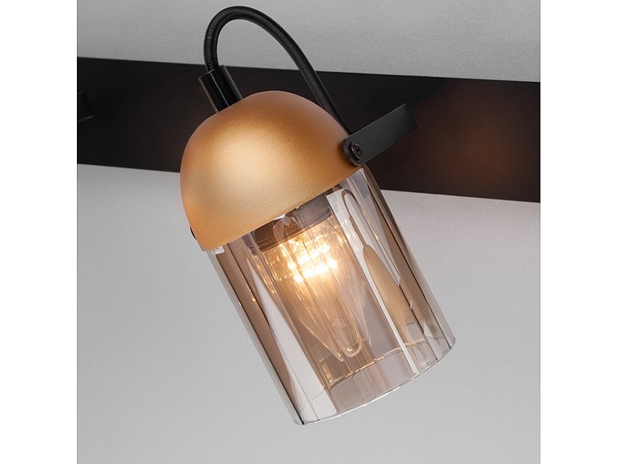 Бра Eurosvet Mars 20122/3 черный/золото