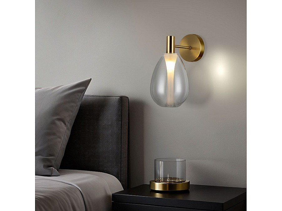 Бра Eurosvet Magma 60175/1 латунь