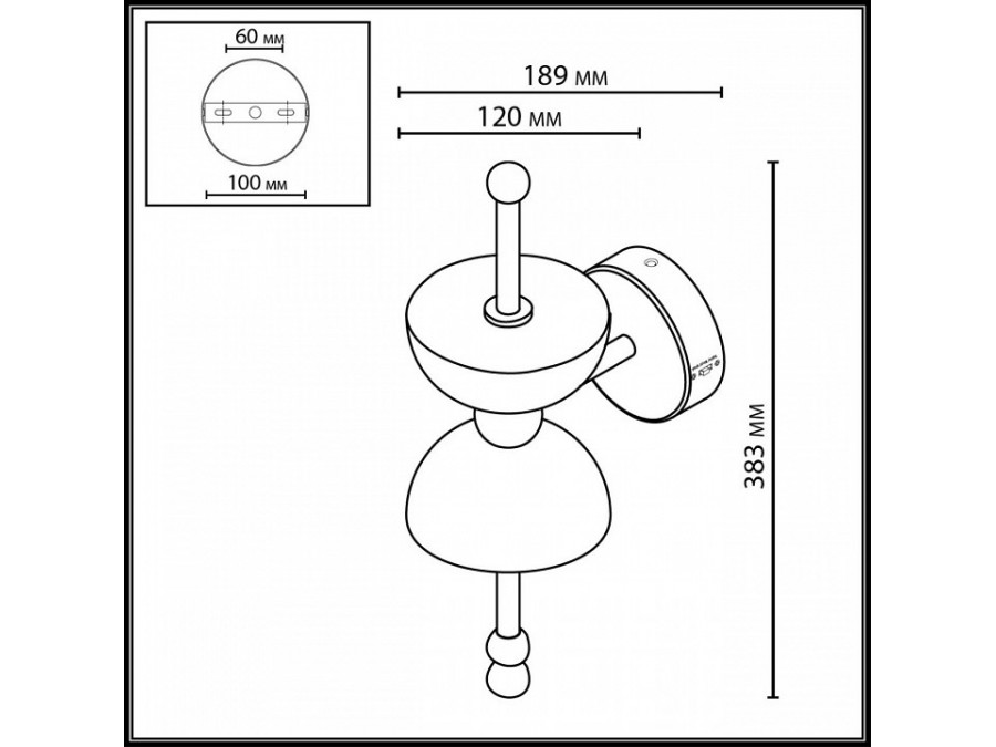 Бра Odeon Light L-VISION 6685/7WL