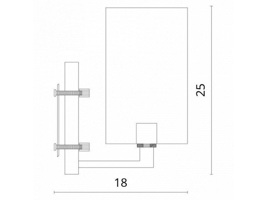 Бра Divinare Porta 5933/01 AP-1