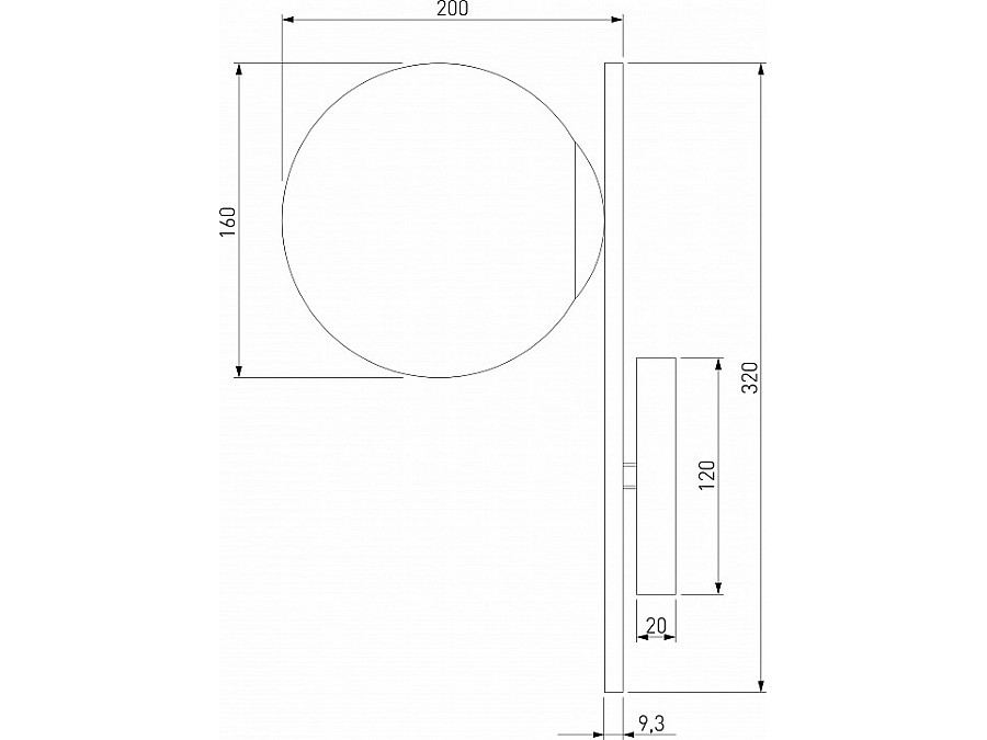 Бра Eurosvet Marbella 60147/1 латунь