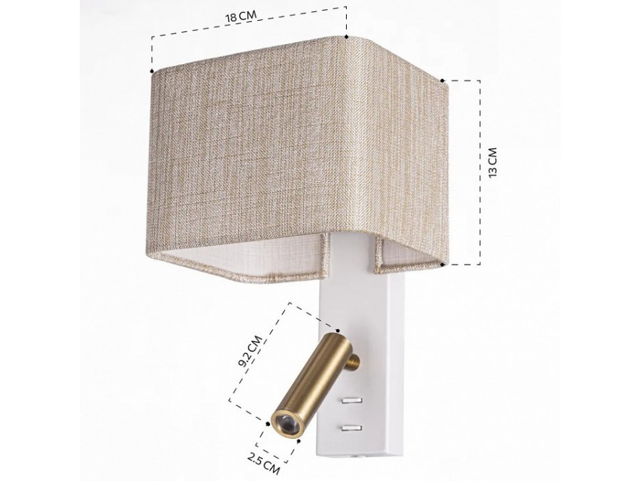 Бра с подсветкой Citilux DEKART CL704482