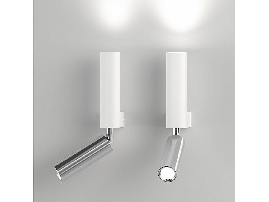 Бра с подсветкой Eurosvet Pitch 40020/1 LED белый/хром