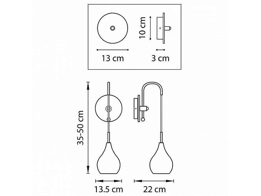 Бра Lightstar Pentola 803530