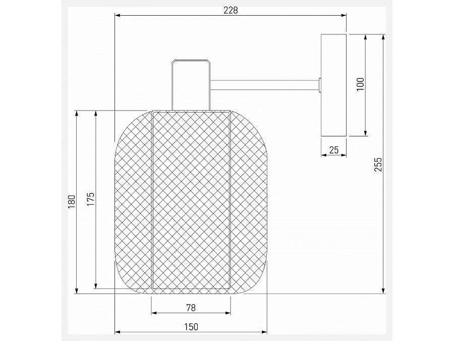 Бра Eurosvet Voile 30191/1 черный