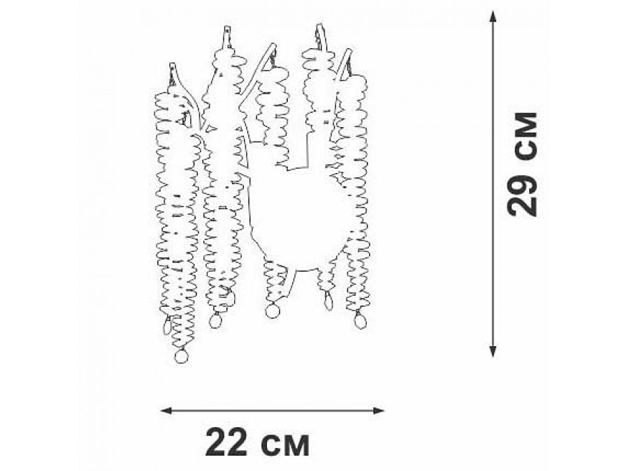 Бра Vitaluce V28550 V28550-8/2A