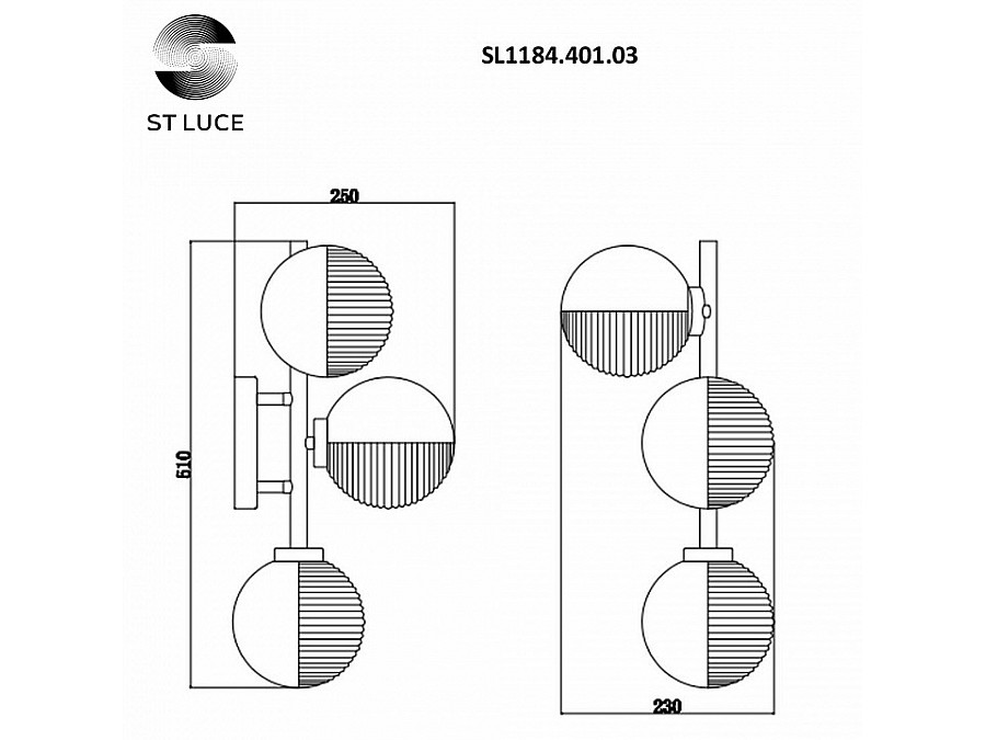 Бра ST-Luce Todo SL1184.401.03