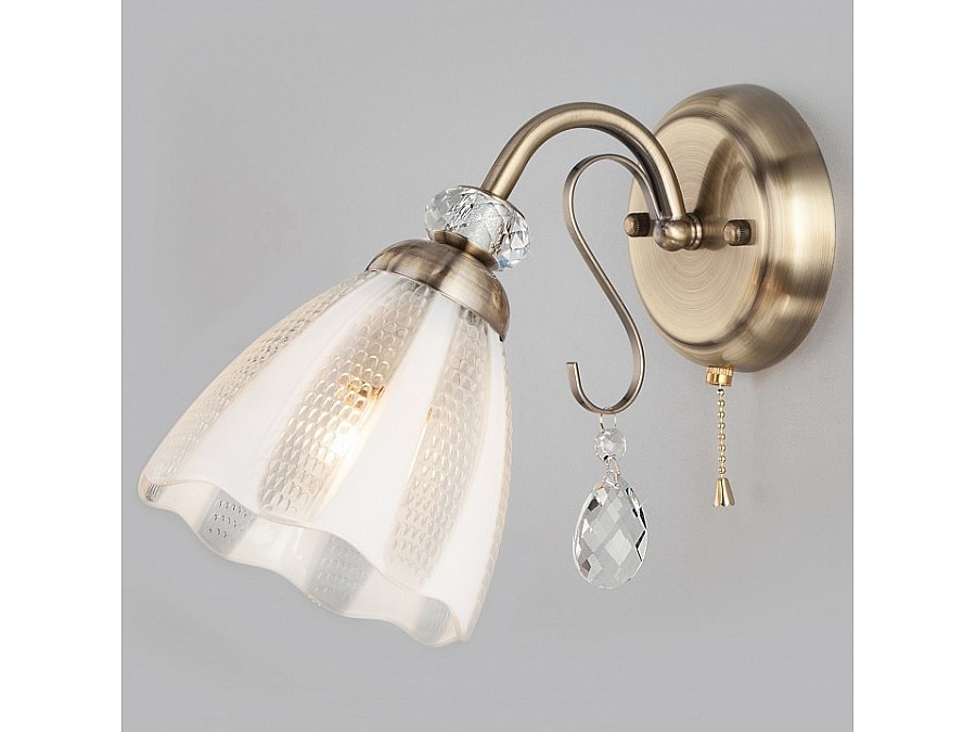 Бра Eurosvet Floranse 30155/1 античная бронза